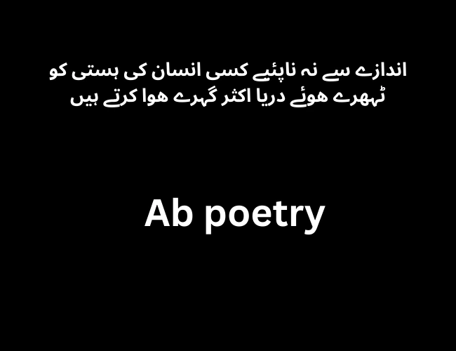 Best Attitude Poetry in Urdu