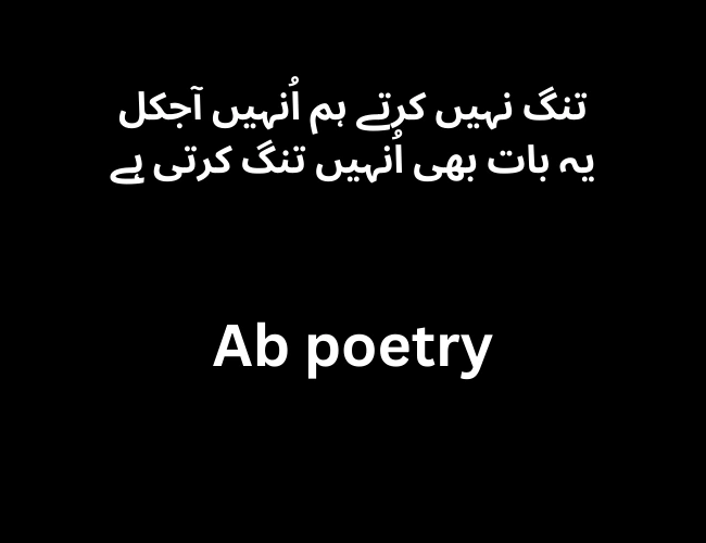 Best attitude poetry in Urdu