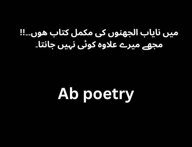 Best attitude poetry in Urdu