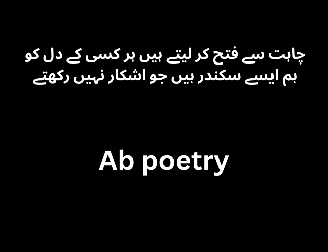 Best attitude poetry in Urdu